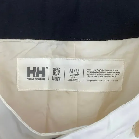 Helly Hansen Womens Medium White Switch Cargo Ski Insulated Pants Relaxed HR3-44